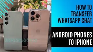 How To Transfer WhatsApp chats from Android phone to iPhone