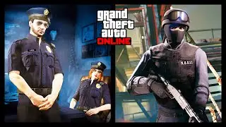 Noop costume and police uniform in GTA Online