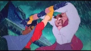 La Bella e la Bestia - Combattimento tra Gaston e la Bestia