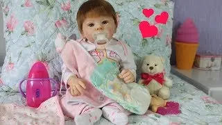 ROTINA DA MANHÃ da minha Bebê Reborn Alice | July Ferraz