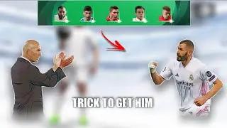 Trick to get k. benzema 😱 just spend  100 coins got him 100% trick today 25 - 3 - 2021