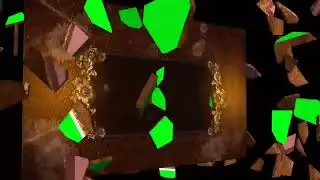 Book opening green screen