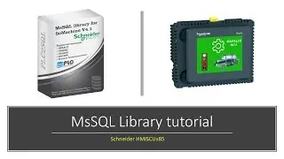 Magelis SCU with MsSQL library example