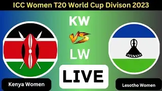 Kenya Women vs Lesotho Women || KENW VS LESW || ICC Women  T20 World Cup Divison 2023 LIVE  SCORE