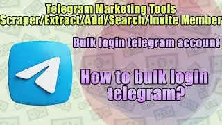 How to bulk login on Telegram?