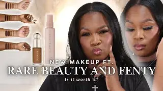 NEW! Fenty Mist Setting Spray ft. NEW! Rare Beauty Liquid Contour