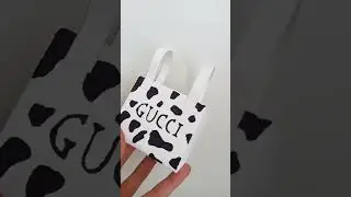 ~как сделать картонную сумку~