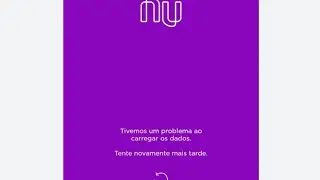 nubank ocorreu um erro tente novamente mais tarde