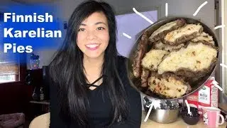 Making Karjalanpiirakka (Finnish Karelian Pie). 🇫🇮