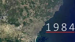 Catania: un time-lapse di 32 anni, com'è cambiato il territorio dal 1984 | Google Earth Engine