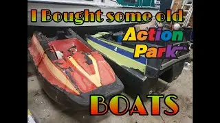 Old ACTION PARK mini speed boats ?!
