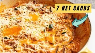Keto Zucchini Lasagna Skillet