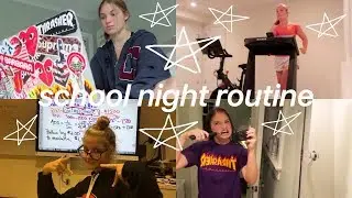 the most real school night routine you will ever watch