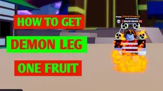 How To Get Demon Leg In One Fruit (2024) | How To Get Dark Leg V2 In One Fruit Simulator
