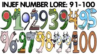 인제프 넘버로어 INJEF Number Lore 91-100 Alphabet Lore Sprunki + ITALIAN BRAINROT ANIMALS meme