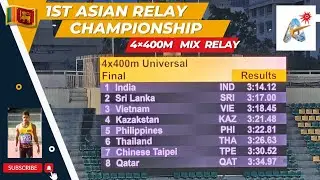 1ST Asian Relay Championship 2024 | 4×400m Mixed Relay Final