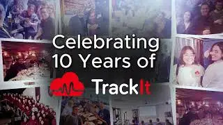 The TrackIt team is celebrating a decade of innovation and excellence!