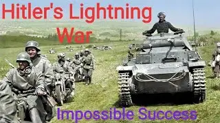 Blitzkrieg: The Lightning War Explained in 60 Seconds! #history #war #hitler #Blitzkrieg #shorts