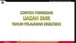 #4 Sosialisasi Pengisian Blangko Ijazah Tahun Pelajaran 2020/2021