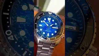 Seiko Prospex Save the Ocean Blue Manta Ray Special Edition 200m King Turtle srpe39k1