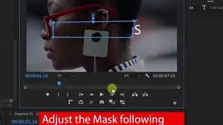 How to reveal text in Adobe premiere pro using masking in less than 60 seconds