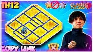 New War Base Th12 2023 | Unbeatable Th12 War/Hybrid Base Link |Th12 base Anti 3 star | CWL Base |COC
