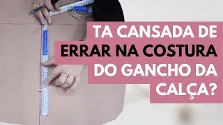 Fórmula simples para modelagem do gancho de calça