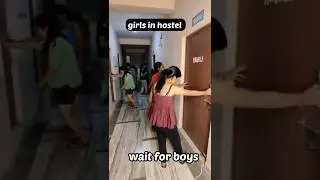 Girls hostel ki masti||Girls vs boys in hostel #trending #viral #hostel #comedy #attitude