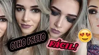 SMOKEY EYES - OLHO PRETO FÁCIL!