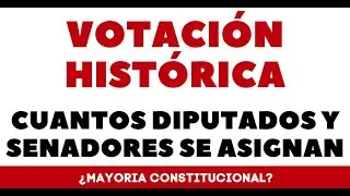 COMO SE REPARTIRAN DIPUTADOS Y SENADORES. Representación Proporcional.