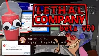 bugs and sleeps experience technical difficulties playing lethal company v50 public beta