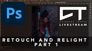 Photoshop live compositing and relighting.