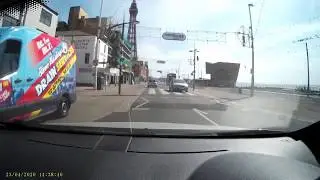Blackpool Prom Dash Cam Footage 23-04-2020