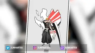 [SPEEDART] Ichigo Kurosaki, Bleach  - Clipstudio paint pro (CSP)