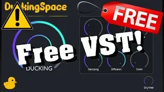 【New Free VST!】Best Free Reverb VST Plugin in 2024? DuckingSpace by Sonic Skunk