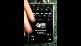 VICTOR CUSTOM WORKSHOP RECTA II guitar tube preamp demoP DEMO