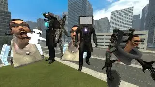 NEW UPGRADED TITAN CAMERAMAN WOMAN TV AND ALL BOSSES VS ALL SKBIDI TOILET  in Garry's Mod!