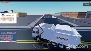 Pro Waste Services Front loader commercial full route! (Roblox Edition]