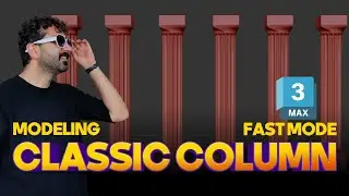 Classic column modeling in 3DSMax