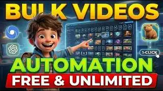 Create Unlimited AI Videos in Bulk (One Click) - FREE Youtube Automation (2026)