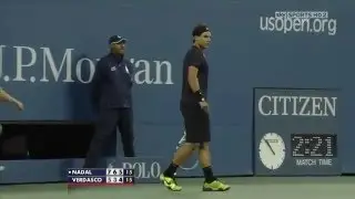 Nadal vs Verdasco - Us Open 2010 Highlights