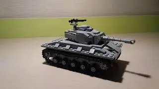Обзор танка M24 Chaffee из лего (самоделка)