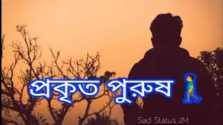 প্রকৃত পুরুষ কখনো রাজকন্যা খুঁজে না👸 bangla heart touching status
