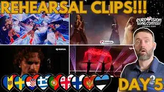 Rehearsals SF1 1st Half: Video Clips REACTION 🇲🇩🇸🇪🇭🇷🇬🇷🇵🇹🇬🇪🇫🇮🇲🇪🇪🇪 | Eurovision 2026