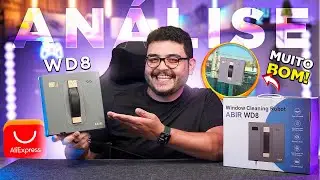 Melhor ROBÔ para limpeza de vidros? ABIR WD8 - Unboxing, configuração e análise