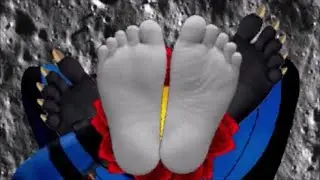 Ultraman Tregear Traps and Tickles Ultrawoman Holly in her own Magic Flower