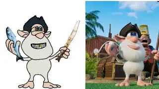 Laugh with booba bubble gum - cinema hall funny drawing meme | Funny Booba bubble Gum Memes