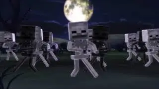 [MMD] Spooky Scary Skeletons (Minecraft)