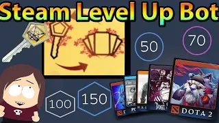 Steam Level Up Bot || The Easiest Way to Craft Badges / Level Up On Steam