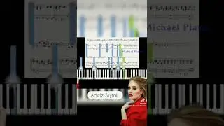 Adele Skyfall piano tutorial 